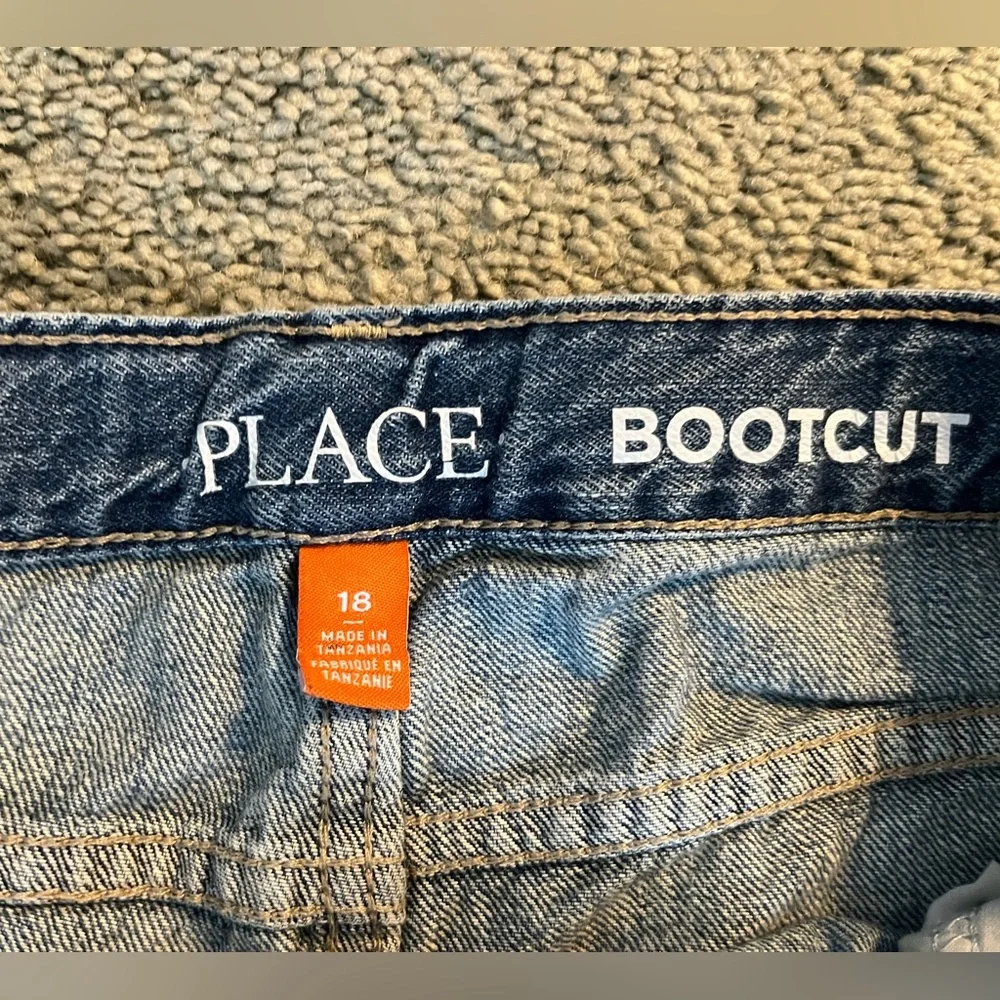The Children’s Place medium wash denim bootcut jeans Size 18 (2XL)